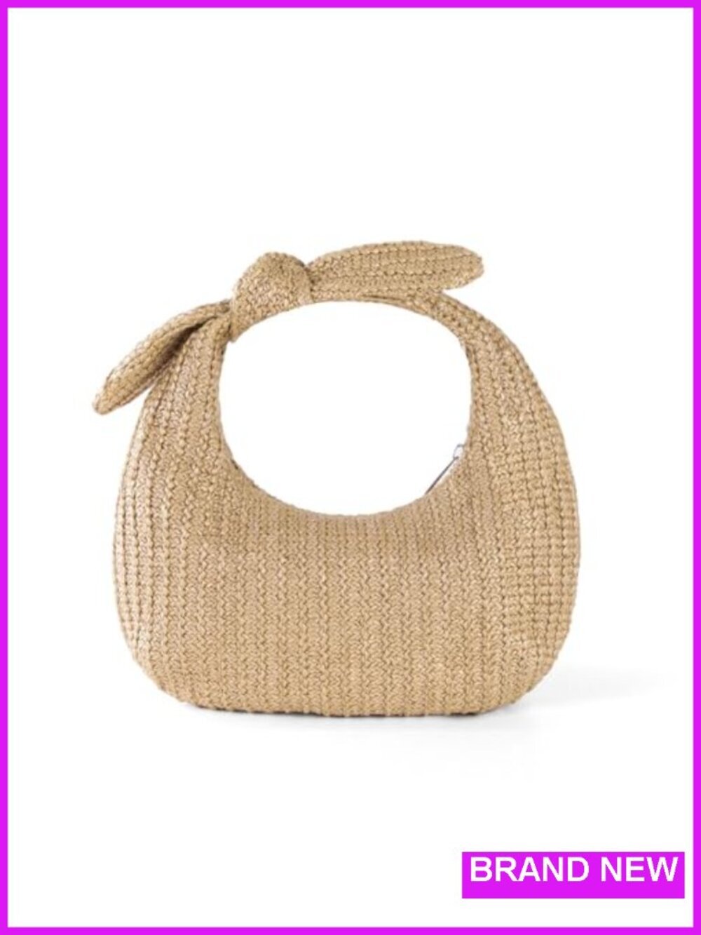 Woven Straw Clutch Purse Shoulder Crossbody Bag Summer Beach Vacation Handbag